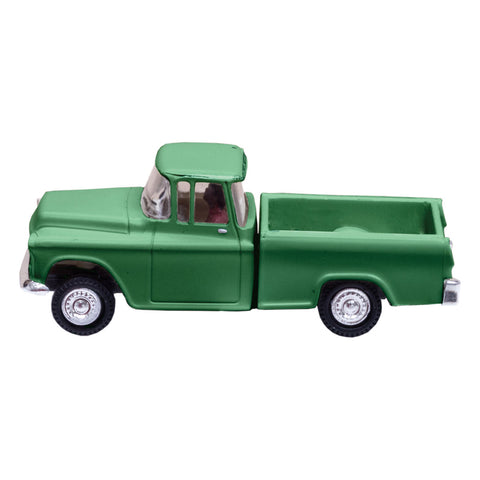 WOODLAND SCENICS N  Green Pickup - Just Plug(R) Lighted Vehicle