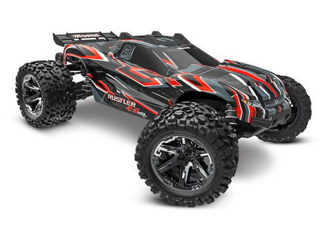 TRAXXAS RUSTLER VXL 4X4 BRUSHLESS HD RED
