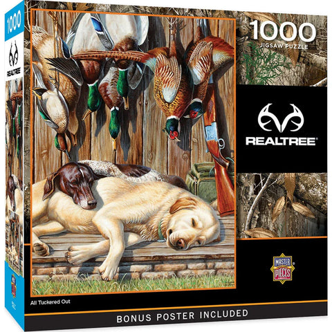 MASTER PIECES 1000-PIECE PUZZLE All Tuckered Out
