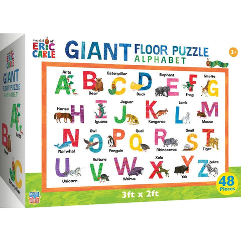 MASTER PIECES 48-PIECE FLOOR PUZZLE World of Eric Carle Alphabet