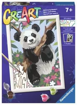 CREART Playful Panda Paint by Number 7x10
