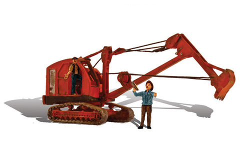 WOODLAND SCENICS HO Vehicle: Backhoe