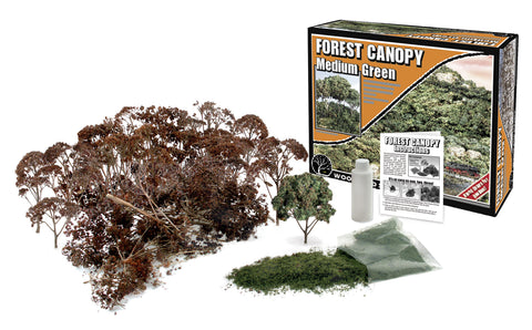 WOODLAND SCENICS Forest Canopy: Medium Green