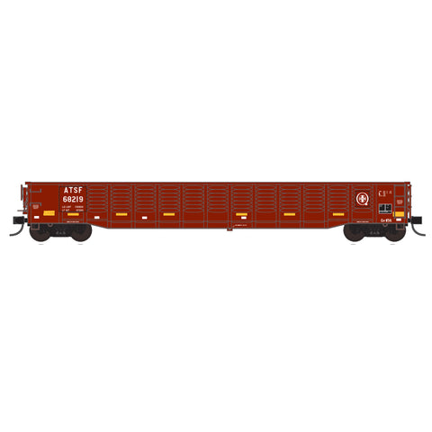 TRAINWORX N Gondola, 52' Corrugated, Santa Fe #68223