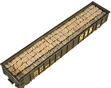 CHOOCH HO Cast Resin Freight Car Load -- Baled Scrap Load for Gondolas (car sold separately)