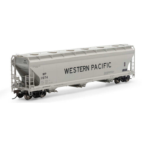 HO 3-BAY COVERED HOPPER WP #11974