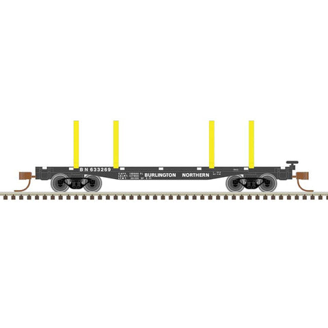 ATLAS N Flat Car, 45' Logging, BN #632471