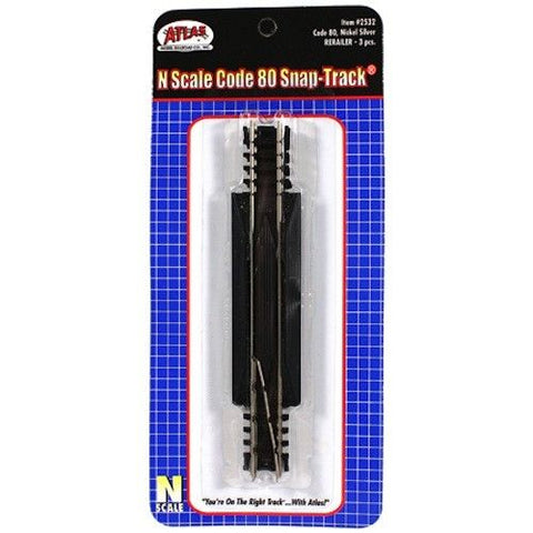 ATLAS N Code 80 Rerailer Track (3 pcs/pk)