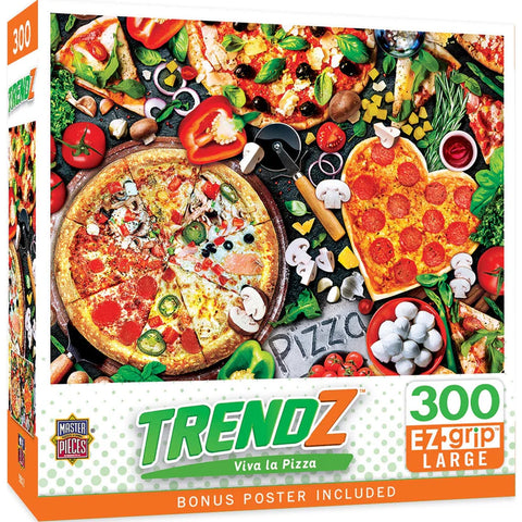 MASTER PIECES 300-PIECE PUZZLE EZ GRIP Viva La Pizza