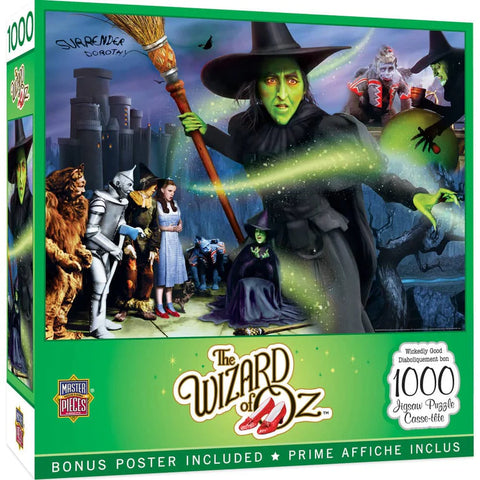 MASTER PIECES 1000-PIECE PUZZLE Wizard of Oz - Wickedly Good