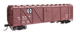WALTHERS HO Boxcar, 40' ARA SS w/ Dreadnaught Ends, ATSF #125944