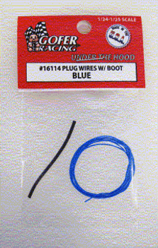 GOFER  1/24-1/25 Blue Plug Wire 2ft. w/Boot