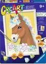 CREART Horse w/ Flowers 7x10