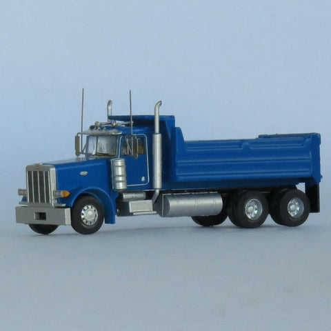 N PETERBILT DUMP TRUCK 3-AXLE BLUE