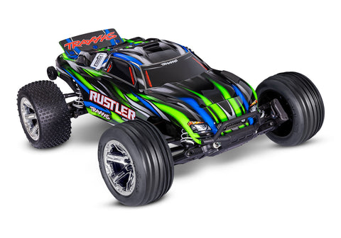 TRAXXAS Rustler 2WD BL-2s HD GREEN