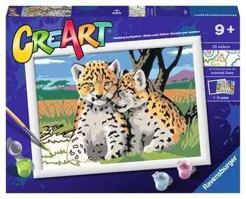 CREART Safari Friends Paint by Number 7x10