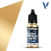 VALLEJO 18ml Bottle Imperial Gold (Light) True Metallic Metal