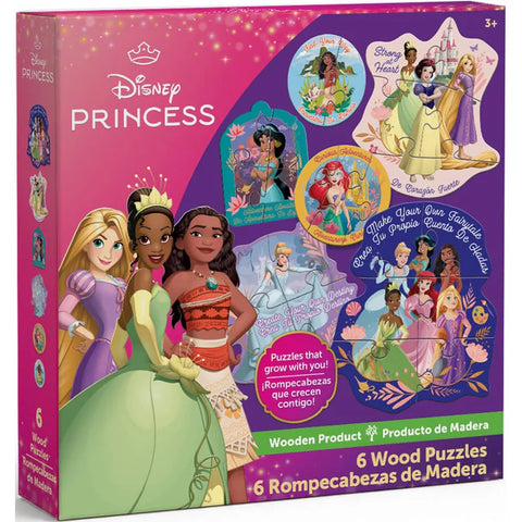 MASTER PIECES Disney - 6-Pack Wood Shaped Puzzles