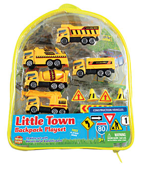 WOW TOYZ Construction Vehicles Backpack