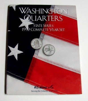 HE HARRIS 1999 Complete Year Washington State Quarters Coin Folder