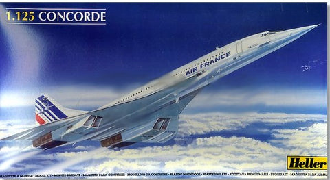 HELLER 1/125 Concorde Air France Airliner