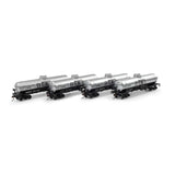 ATHEARN HO Tank Car, Single Dome, 'Bell Oil' SHPX #20388/20392/20395/20397 (4 pack)