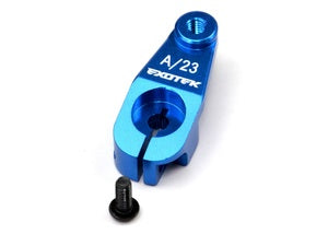 EXOTEK  Racing AE Heavy Duty Servo Horn, 7075 Airtronics/23 spline (Blue)