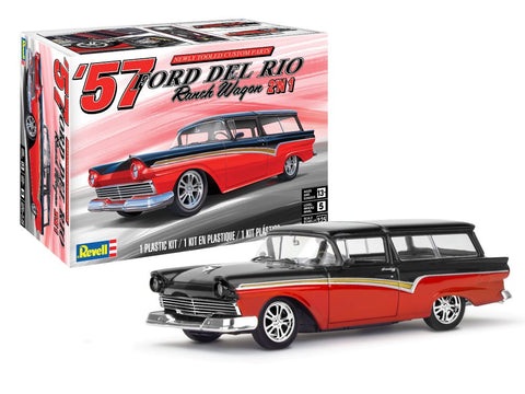 REVELL 1/25 1957 Ford Del Rio Ranch Wagon (2 in 1)