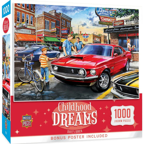 MASTER PIECES 1000-PIECE PUZZLE Dave's Diner