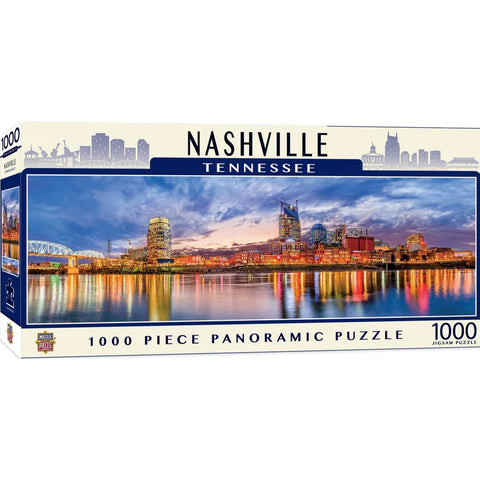 MASTER PIECES 1000-PIECE PUZZLE Nashville, Tennessee Panoramic