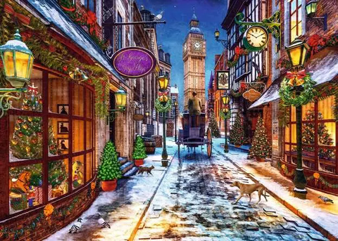 RAVENSBURGER 1000-PIECE PUZZLE Christmastime