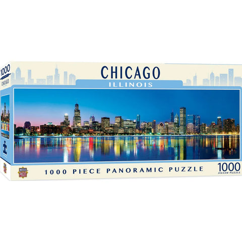 MASTER PIECES 1000-PIECE PUZZLE  Chicago, Illinois  Panoramic