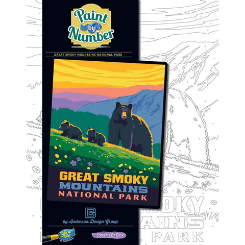 MASTER PIECES  National Parks - Smoky Mountain Paint by Number