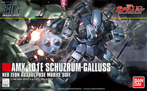BANDAI #183 1/144 HGUC  AMX-101E Schuzrum-Galluss "Gundam UC"