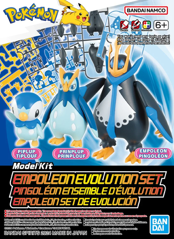 BANDAI Pokémon Empoleon Evolution Set