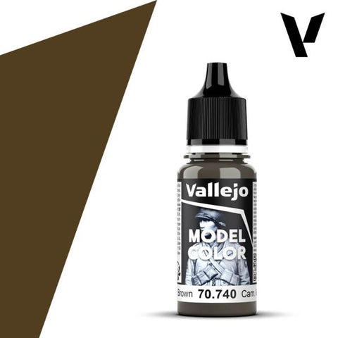 VALLEJO 18ml Bottle Camouflage Middle Brown Model