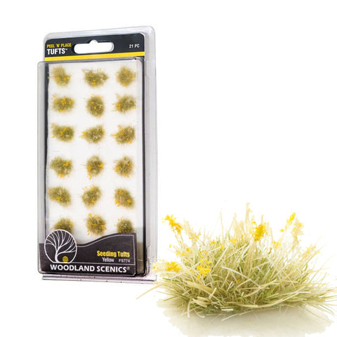 WOODLAND SCENICS Tufts: Yellow Seeding (21/pk)