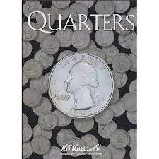 H.E. HARRIS 	Quarters Plain Coin Folder