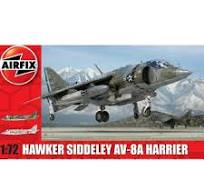 AIRFIX 1:72 Hawker Siddeley Harrier AV8A Combat Aircraft