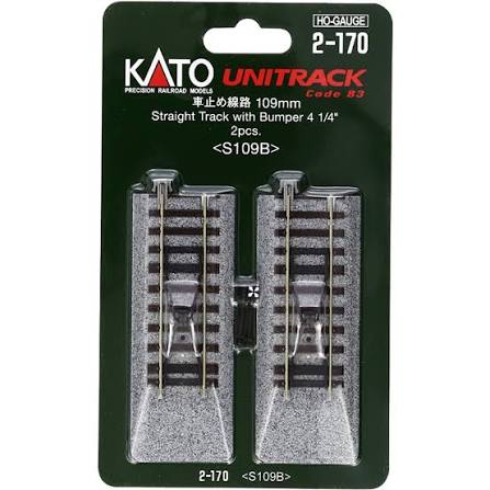KATO N Unitrack 2" Straight Bumper C (2)