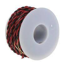WIRE WORKS Two Conductor Hookup Wire - #22 Gauge - 30' -- Green & Brown