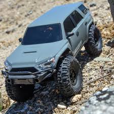 AXIAL 1/24 SCX24 Toyota 4Runner 4X4 RTR Brushed Rock Crawler (Battery & Charger Included), Gray