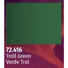 VALLEJO 18ml Bottle Troll Green Xpress Color