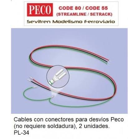 PECO PL-34 Wiring Harness for PL-10 Series Turnout Motors
