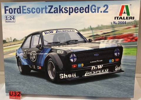 ITALERI 1:24 Ford Escort Zakspeed Gr.2