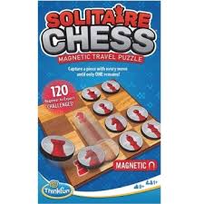 RAVENSBURGER Solitaire Chess Magnetic Travel Puzzle