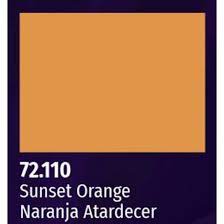 18ml Bottle Sunset Orange Game Color