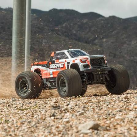 ARRMA 1/10 GRANITE 4X4 RTR Brushed Monster Truck, ORANGE