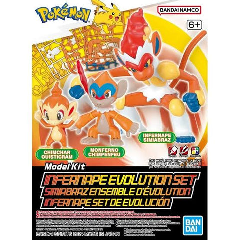 BANDAI  Pokémon Infernape Evolution Set