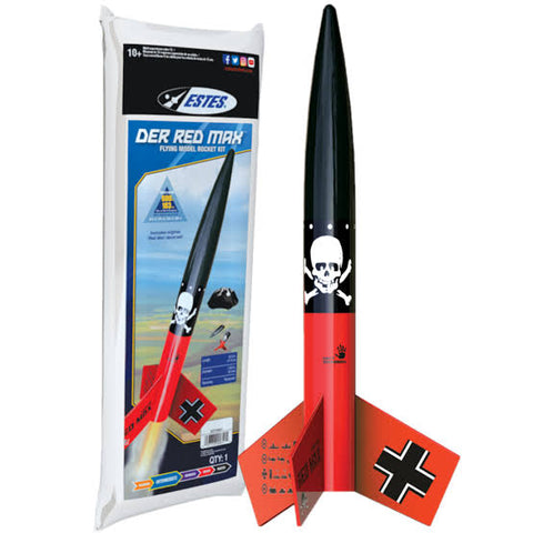 ESTES ROCKET Der Red Max Kit Skill Level 1
